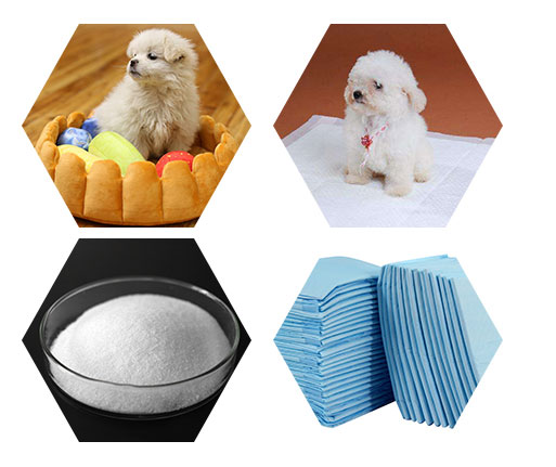 Super absorbent polymer for pet pads Super absorbent polymer for pet pads